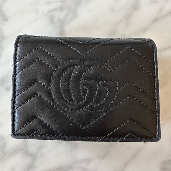 Gucci GG Marmont card case wallet - Picture 2 of 9